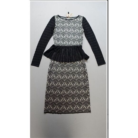 NWT Ekaterina Kukhareva Black Kashan Dress, Size: UK8 (XS/4) - Picture 1 of 13